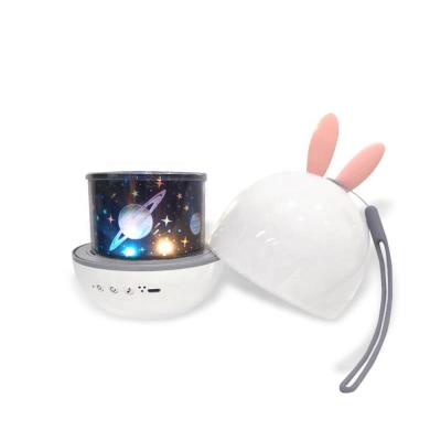 China Factory Price Modern Led Projector Night Lamp Rabbit Shape Lamp Rabbit and Deer for sale