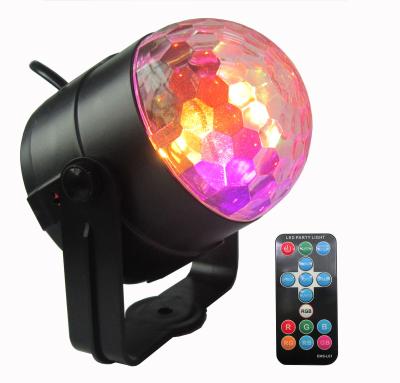 China AC+ABS DJ Bar Disco Bar Party Colorful Crystal Lamp Led Magic Ball Stage Light for sale