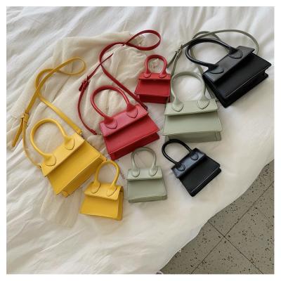 China Wholesale Fashion Women Mini Bright Color Purse And Handbags Designer Girl Personality Messenger Bag for sale