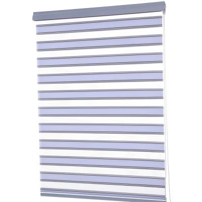 China New Minimalist Custom Single Wide Slat Curtain Shade Zebra Fabric Roll Shutter for sale