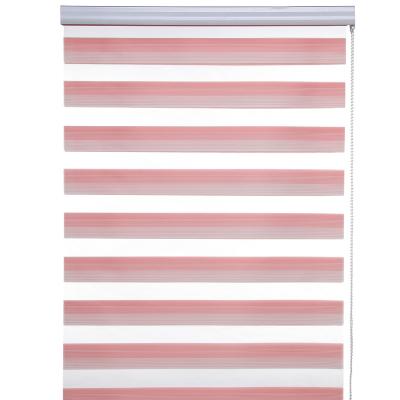 China Rustic Custom Manual Shading Day And Night Shade Zebra Roller Window Shade for sale