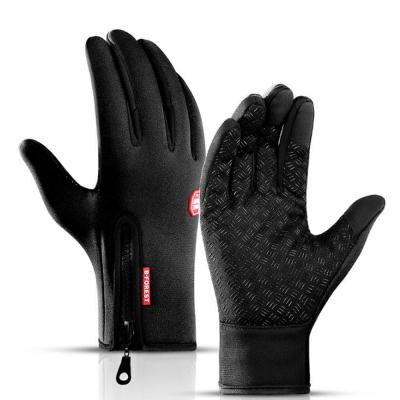 China Custom logo touch screen promo logo half finger anti skid sports gloves outdoor waterproof silicone gloves for cycling for sale