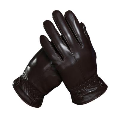 China Keep Men's Winter 5502 Sheep Man Diving Recycling Gloves Warm Skin Outdoor Sports Touch Screen Car Bike Leather Bicycle Cycling Gloves for sale