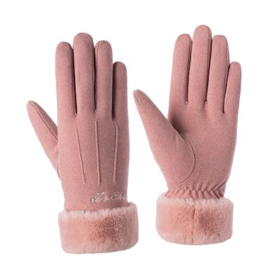 China Sale YD3050 Winter Fashion Glove Women Ladies Ladies Gloves Warm Slim Warm Comfortable Inner Layer Protective Wool for sale