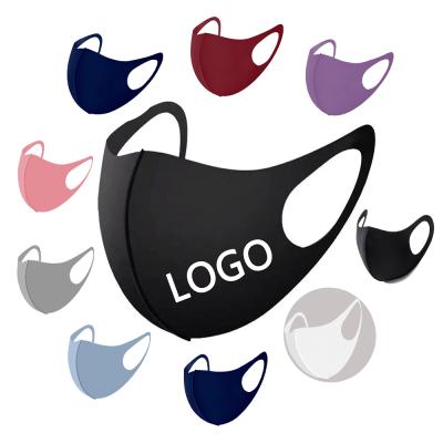 China Fashion Reusable Neoprene Cloth Party Logo Face Mask Custom Black Waterproof Winter Printed Washable Face Mask For Adults And Kids for sale