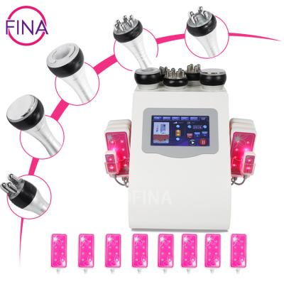 China Weight Loss 6 In1 40K Ultrasonic Cavitation Machine Ultrasound Cavitation Fast Lipo Cavitation Slimming System for sale