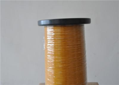 China CLASS B / F Triple Insulated Litz Wire 0.2*7 Mm High Purity Copper Yellow for sale