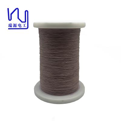 China 155 Thermal Grade Copper Litz Wire Breakdown Voltage 1300V Silk Covered Nylon / Polyester Jacket for sale