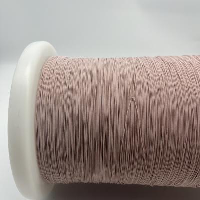 China Nylon Silk Covered Copper Litz Wire 0.05mm Single Wire 60 Strands Copper Conductor for sale