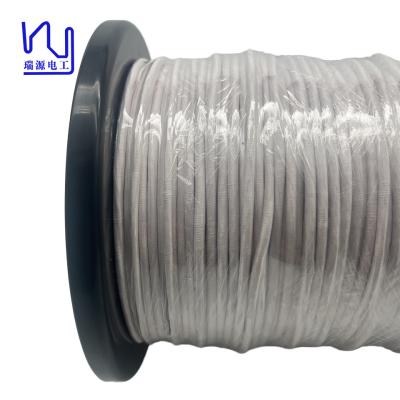 China 2USTC-F 0.2mm X 300 High Frequency Silk Covered Litz Wire For Transformer for sale