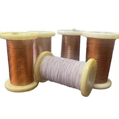 China Custom Made 0.2mm Nylon Served Litz Wire Copper Conductor For Transformer for sale