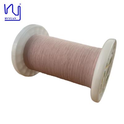 China 2USTC-F 5×0.03mm Silk Cover Litz Wire Copper Conductor Insulated for sale