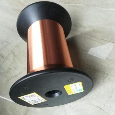 China Thin Round 0.012-0.08mm Ultra Thin Enameled Copper Wire Solid Conductor Type for sale