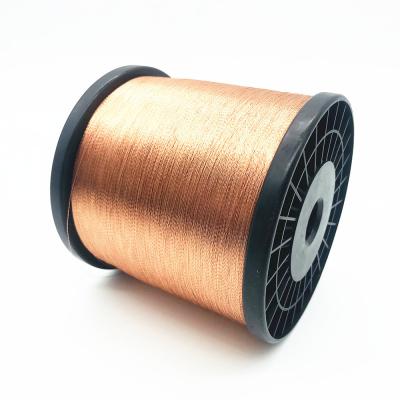 China Insulated 0.1mmx2 Strands Enameled Copper Twisted Wire for sale