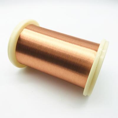 Cina Filo di rame dello smalto dell'AWG 0.056mm del magnete 43 del poliuretano per le bobine della raccolta di inizio della chitarra in vendita