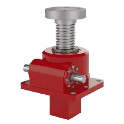 China Metallurgy loads up to 200 tons screw jack worm gear in machine screw jack for sale