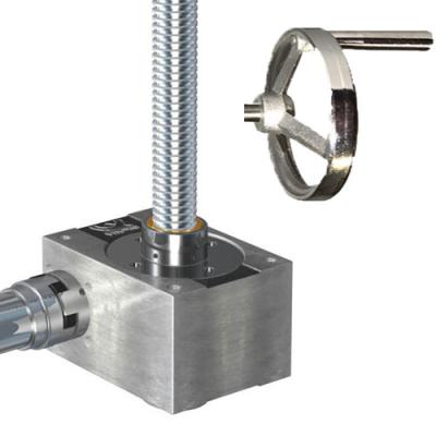 China Hotels Auger Jack Lift Manual Small Screw Jack With Stainless Steel Screw Jack for sale