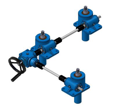 China Industrial tooling worm gear lifting mechanism for screw jack system for sale