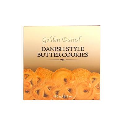 China 180g Glucose Style Danish Butter Cookies Bag Soft Original Style OEM Cookies Camping Cookies for sale