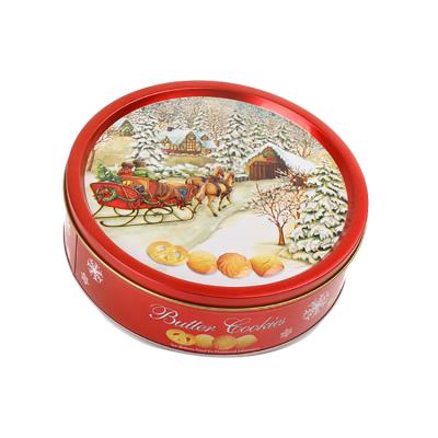 China 250g Natural Style Buttercream Flavor Danish Fortune Cookies In Tins Boxes for sale