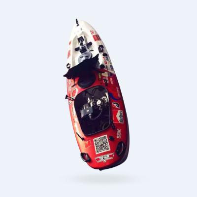 China Manufacturers Direct-selling Engine Fiberglass Jet Cheap Hison 152cc 4 Stroke Fiberglass Canoe Kayaks for sale