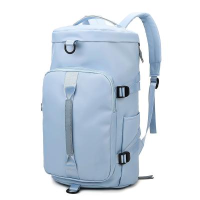 China New Design Large Capacity Yoga Weekend Duffel Bag Sport Lightweight Oxford Backpack Anti-theft Gym Overnight Bag for sale