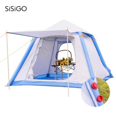 China Extended Type SISIGO ST1006 2 In 1 Single Quick Open Automatic Inflatable Camping Tents Quality Park Durable Party Canopy For Outd Events for sale