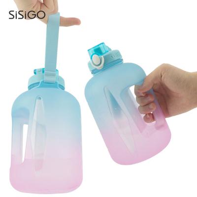 China SISIGO S609 50oz/1.5l viable plastic water bottle for outdoor, 1.5l plastic water bottle, 1.5l water bottle handle for sale