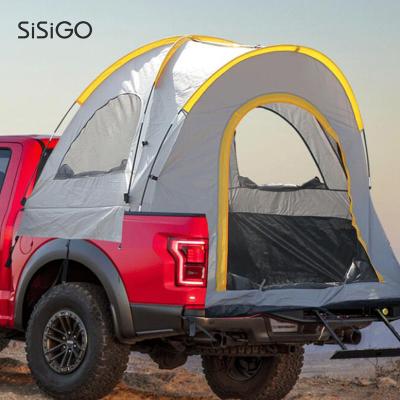 China SISIGO ST1002 Diagonal Tying Type Normal Pickup Truck Bed Tent Case Pick Up Car Roof Top Tents For Outdoor Camping for sale