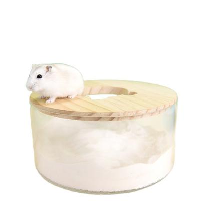 China Various Factory Sustainable Manufacture Popular Product Hamster Around Bathing Round Room Hamster Bathroom for sale