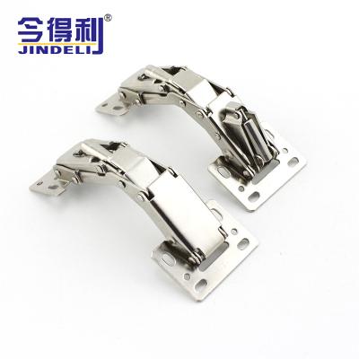 China N 150 Degree Full Lap Frameless Hidden Cabinet Door Hinges With Screws for sale