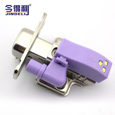 China Wholesale Pivot Hinge Led Lighting / Led Lamp For Wholesale Soft Close Doors Cheap Price Window And Cabinet Hinge Stainless Steel Electric Cabinet Hinge With Led for sale