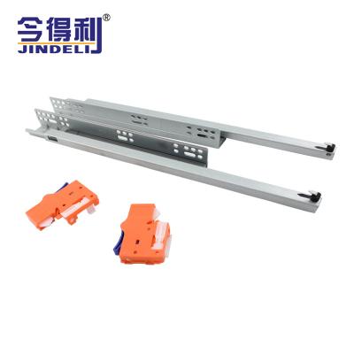 China N/A bottom frame concealed damping pad drawer slide 2/3 times full extension for sale