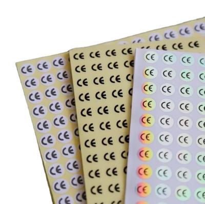 China CE Hologram White Labeling Stickers Adhesive Rohs Certificated Custom Label For Electronics for sale