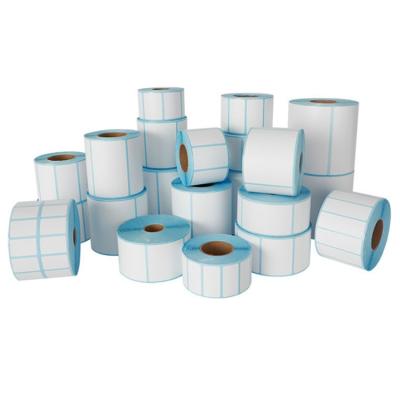 China 500pcs 100*70mm ECO Label Sticker Paper Rolls High Quality Waterproof Adhesive Thermal Printer for Shipping Barcode Label for sale