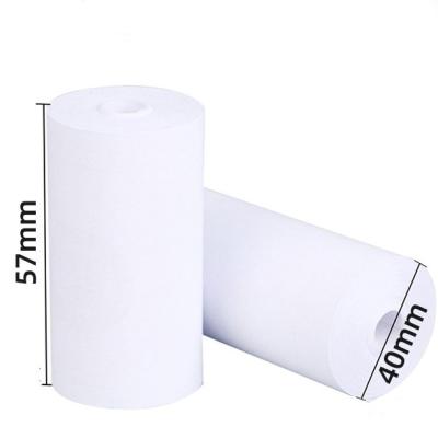 China Wholesale High Quality POS Machine 58mm Coreless Thermal Printer Paper Receipt Roll 57*40mm 57*38mm Cash Register Paper Roll For POS Machine for sale