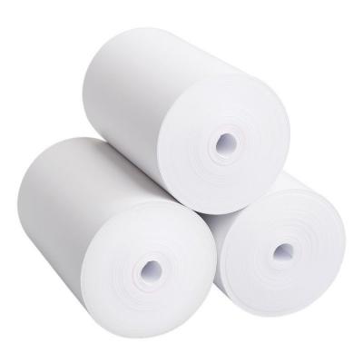 China Wholesale 57mm Coreless POS Machine Core Thermal Printer Paper Stickers Receipt Roll 57mm*25mm Cash Register Paper Rolls For POS Machine for sale