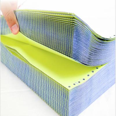 China Virgin Wood Pulp 48GSM 50GSM 190mm 2 PLY CB CF CF CB Sheets 2 PLY CB CF Sheets Continuous Carbonless NCR Computer Copy Paper Ream For Laser Printer for sale