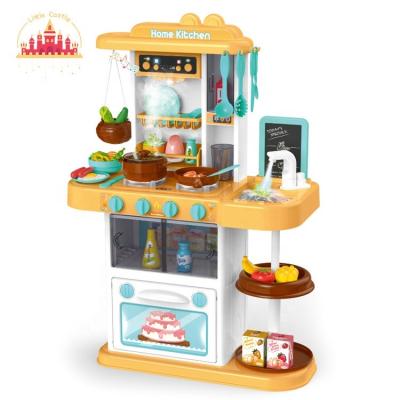 China Plastic Customize Educational Kitchen Set With Light Music And Water Function For Kids SL10C003 for sale