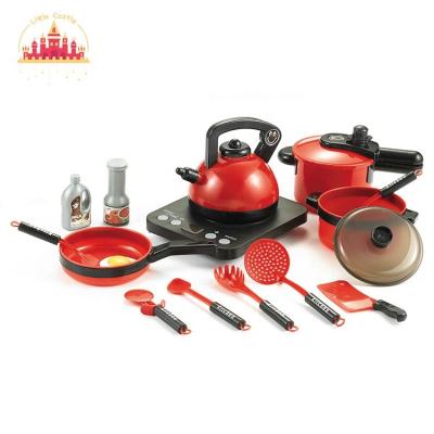 China Plastic Pretend Play Toy Plastic Kitchen Toy Kitchen Pots And Pans Set For Children SL10D171 for sale