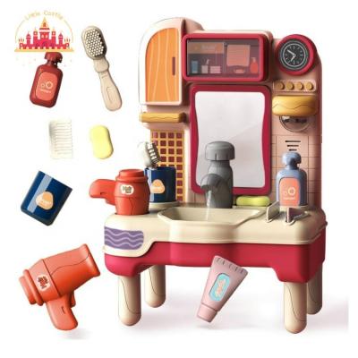 China Hot Selling Pretend Play Toy Educational Plastic Washstand Toy For Children SL10D317 27*24.5*13.5cm for sale