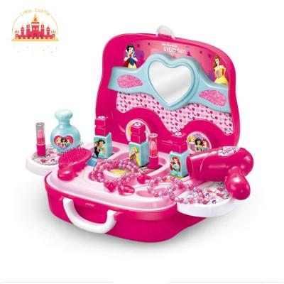 China Good quality makeup toys makeup kit toy girls plastic dress portable toy SL10G020 38.4*24.8*26 cm for sale