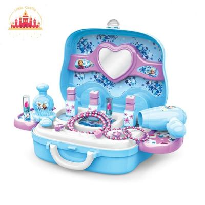 China New arrival cartoon style portable children's makeup table plastic toy SL10G021 38.4*24.8*26 cm for sale