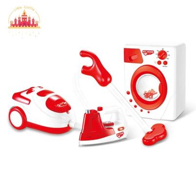 China Hot Selling Pretend Play Toy Vacuum Cleaner Washing Machine Set Cleaning Set Plastic Toy For Children SL10D307 55*12.5*38.5cm for sale