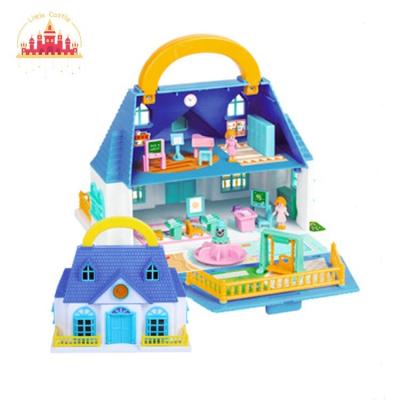 China Mini Toy Customize Plastic Children School Theme Mini House Toy SL10G027 for sale