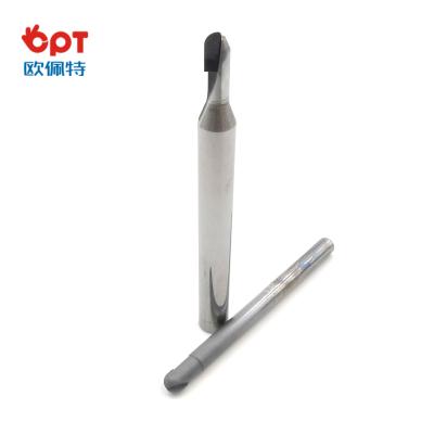 China PCD Tool PCD 1 End Mill Ball Nose End Mill External Rotation Spline for sale