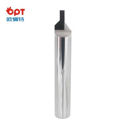 China Aluminum Alloys PCD Engraving Tool Diamond V Bit For Metal Acrylic for sale