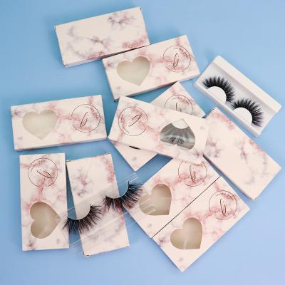 China 1Pcs Reusable Women Long Drop Shipping Thick Individual 3D Mink False Eyelashes for sale