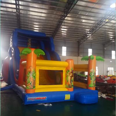 China 2021 High Quality Bounce House Inflatable Water Slides Curve Water Slide For Sale Commercial for sale