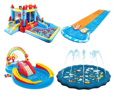 China High Quality Commercial Bouncy Castle Giant Kids Inflatable Pool Water Slide for sale